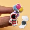 Space-Themed Astronaut and Spaceship Charm Set: Decorative Accessories for Kids