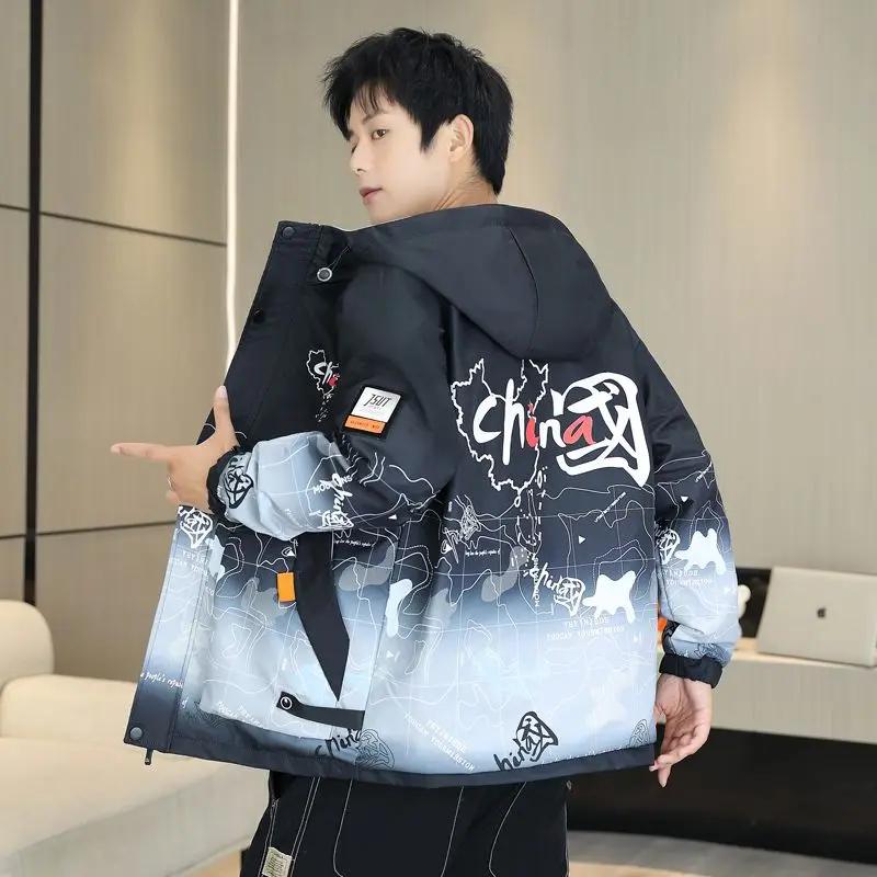 Winter Long Cotton-padded Jacket for Men To Overcome The Cold Warm Cotton-padded Jacket with Pile Thickened Windbreaker Coat