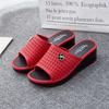 Fashion With Heel Women's Slippers and Ladies Sandals Height Shoes Designer Luxury New Collection Slides On Promotion Summer Footwear 39