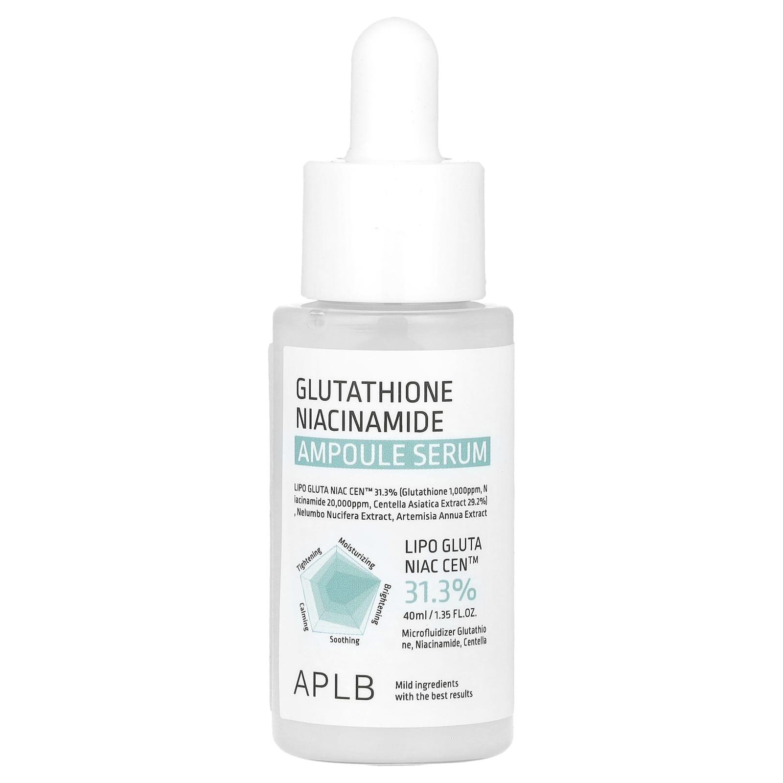 

Glutathione Niacinamide, Ampoule Serum, 1.35 Fl Oz (40 Ml)
