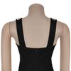 C7322 Elegant Slim-Fit Women's Dress with Button Decoration