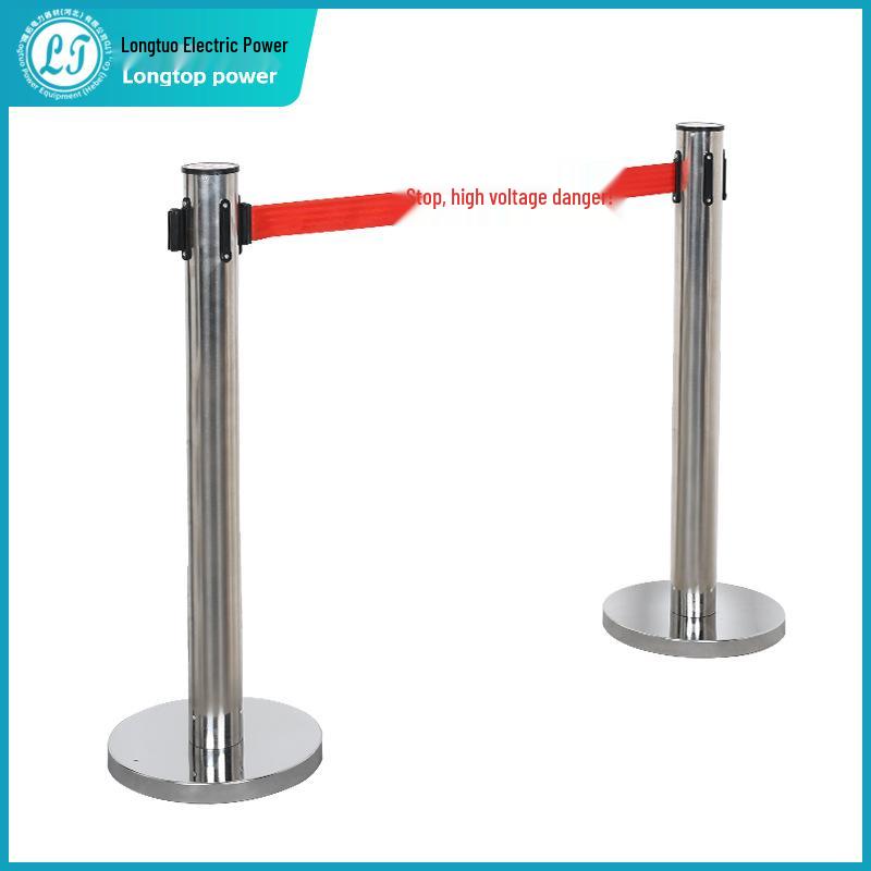 Stainless Steel Retractable Safety Fence with One Meter Isolation Line Single 3m
