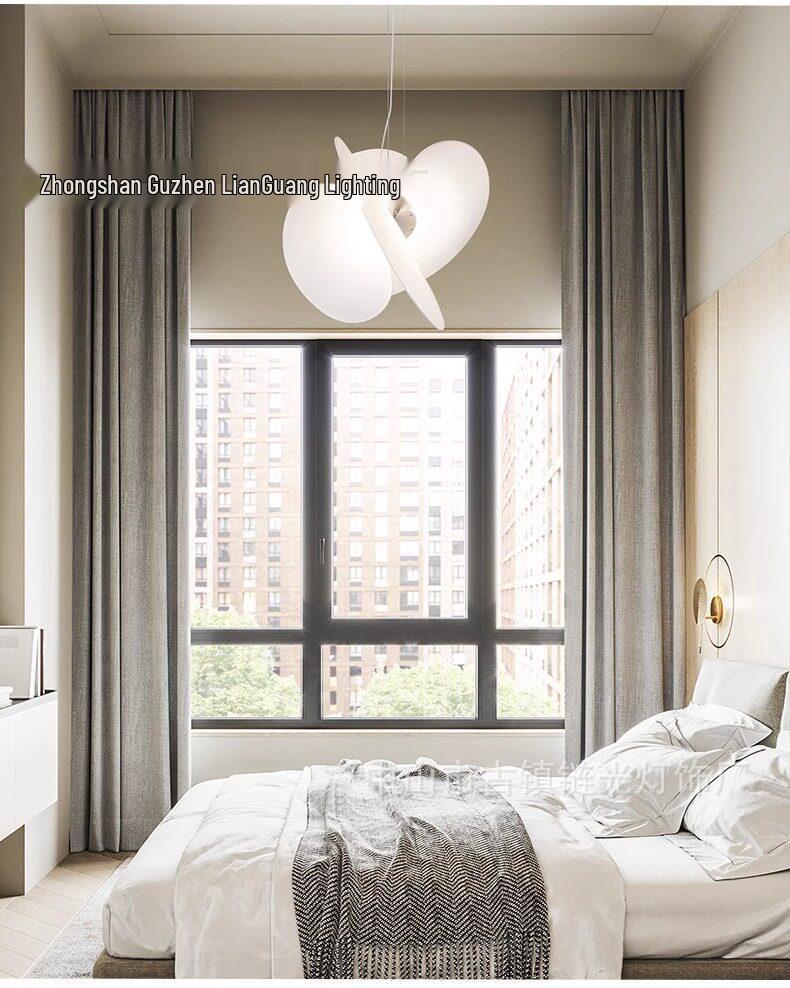 Designer Silk Pendant Light – Italian Loft Style for Duplex Living, Dining, Bedroom, Study – Creative and Artistic