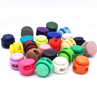10 Stück 5 mm Kunststoff-Federschnalle Stopper Hut Elastisches Seil Kordelstopper Einstellverschluss Clips Schnalle DIY Schnürsenkelklemme Zubehör