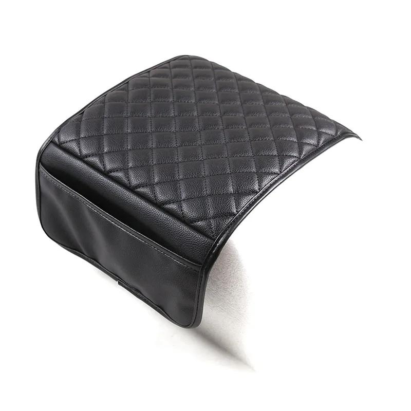 

For Land Rover Defender 90 110 2004-2018 Car Center Armrest Box Protective Cover Leather Protective Cover Interior Accessories