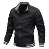 Men's Spring and Autumn Business Casual Stand-up Collar Windproof Jacket