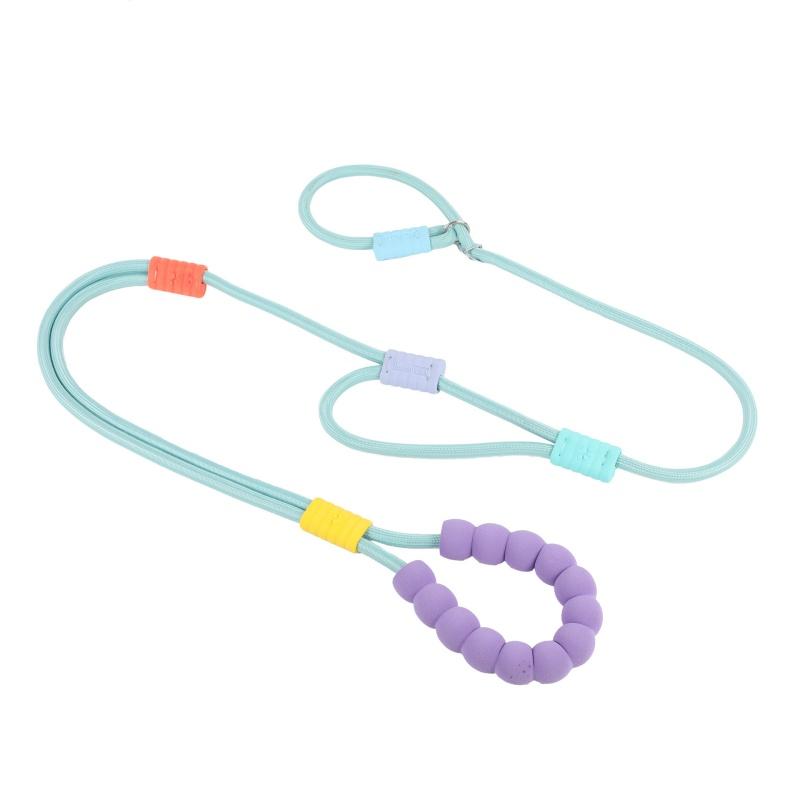 

Dog Leash Collar Small Puppy Explosion-proof Training Comfortable Anti-escape Walking P Rope Pet Traction Accessories Supplies S 10mmX150cm синий