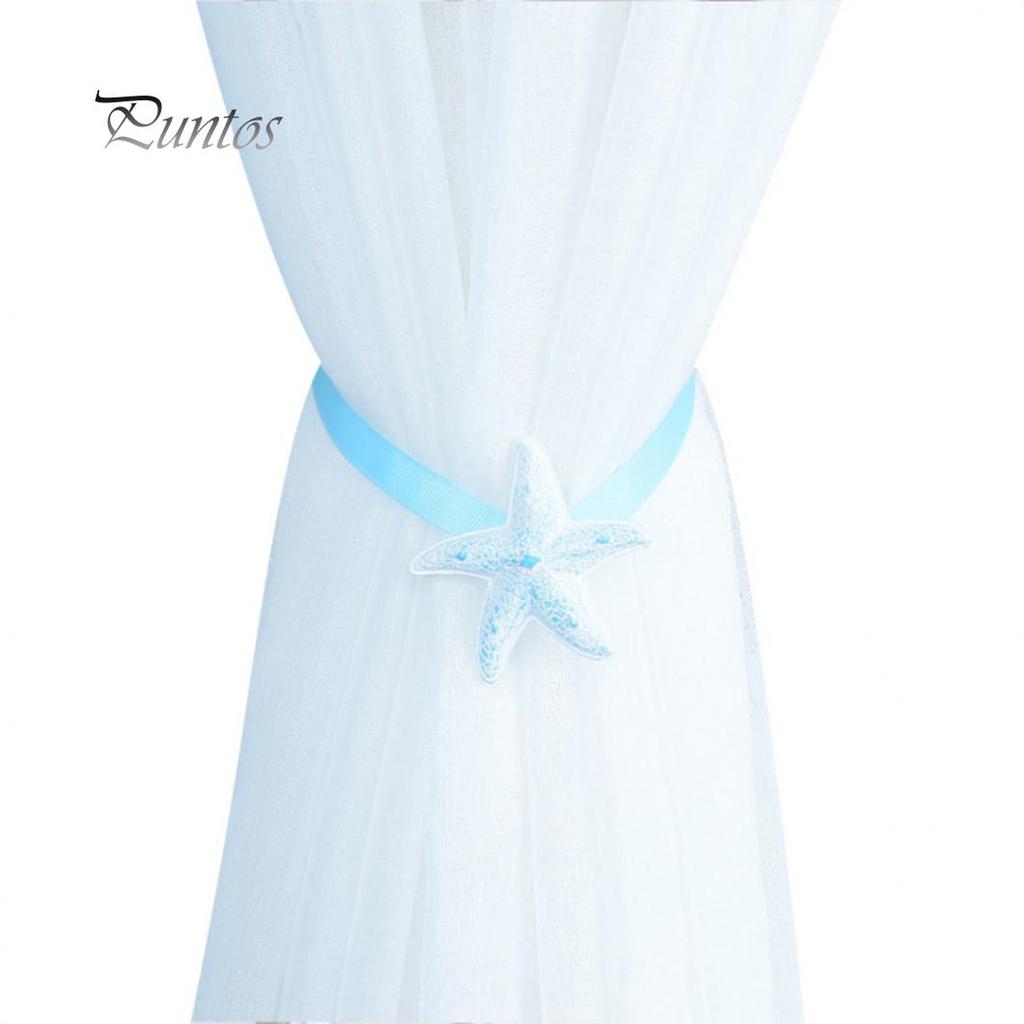 Clean Products Sea Starfish Magnetic Curtain Buckle Tieback Holdback Holder Clip Bedroom Decor