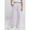 Pantalon Femme - Urban Classics - Straight Pin Tuck - Couleur Violet Lila - Coupe Droite - Poches Latérales