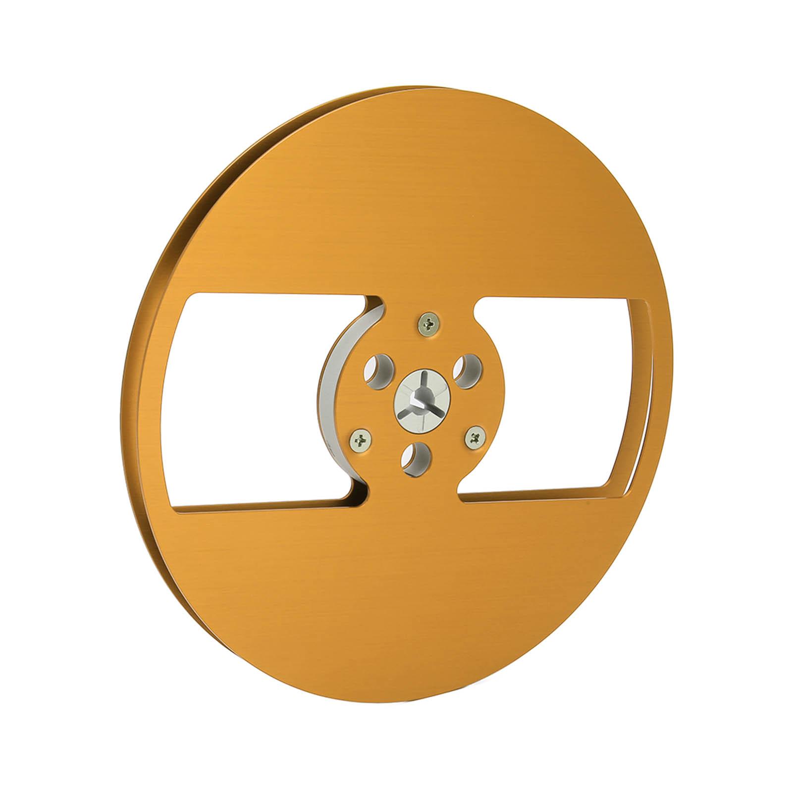 

1 4 7 Inch Empty Tape Reel Aluminum Alloy 2 Holes Universal Open Reel Takeup Reel for Nab Opening Machine Part for TEAC золотой