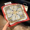 New old money wind chain neck scarf women's commuting versatile soft silk scarf neck protection shawl outer scarf