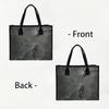Cracked Pattern Large Tote Bag for Daily Shopping Commute Versatile Casual Durable Handbag