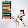Non-Woven Felt Storage Hanging Bag for Taekwondo/Karate Belts, Martial Arts Belt Organizer Display Holder Wall Mounted Fabric