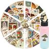 50Pcs Vintage Mushroom Stickers For Diy Scrapbooking Phone Laptop Suitcase Guitar Car Skateboard Helmet Cute Cartoon Sticker