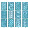 Heart Silk Screen Stencil for Clay Reusable Silkscreen Print for DIY Printing Jewelry Earrings Valentines Day Decoration