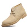 Desert Boots Men's Large Size 4 Martin Boots Men's High-top British Retro Leather Trend Versatile Casual Leather Boots