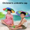 Umbrella Hat Lightweight Portable Rainproof Kids Umbrella Cap for Beach Fishing Gardening