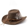 New Arrival Retro Fedora Hat With Feather Decoration Ethnic Jazz Style British Fashion Unisex Upturned Brim Cowboy Hat