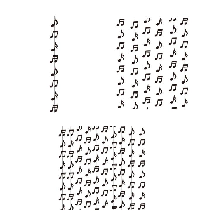 Black Musical Notes Party Decorations To Create Music Atmosphere for Themed Celebration Recycled Paper User Friendly Design