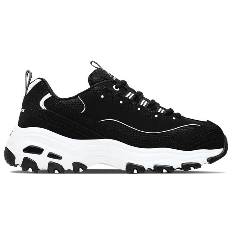 (WMNS) Skechers D'Lites 1.0 Black Women's 13148-BKW
