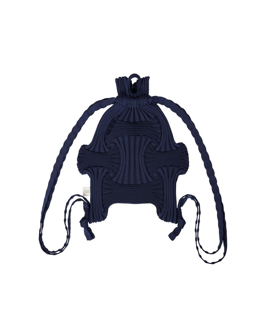Pleatsmama New Bow Backpack Navy