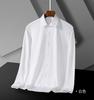 Women Fashion Retro Cotton And Hemp Printing Lapel Long Sleeves Shirt Tops