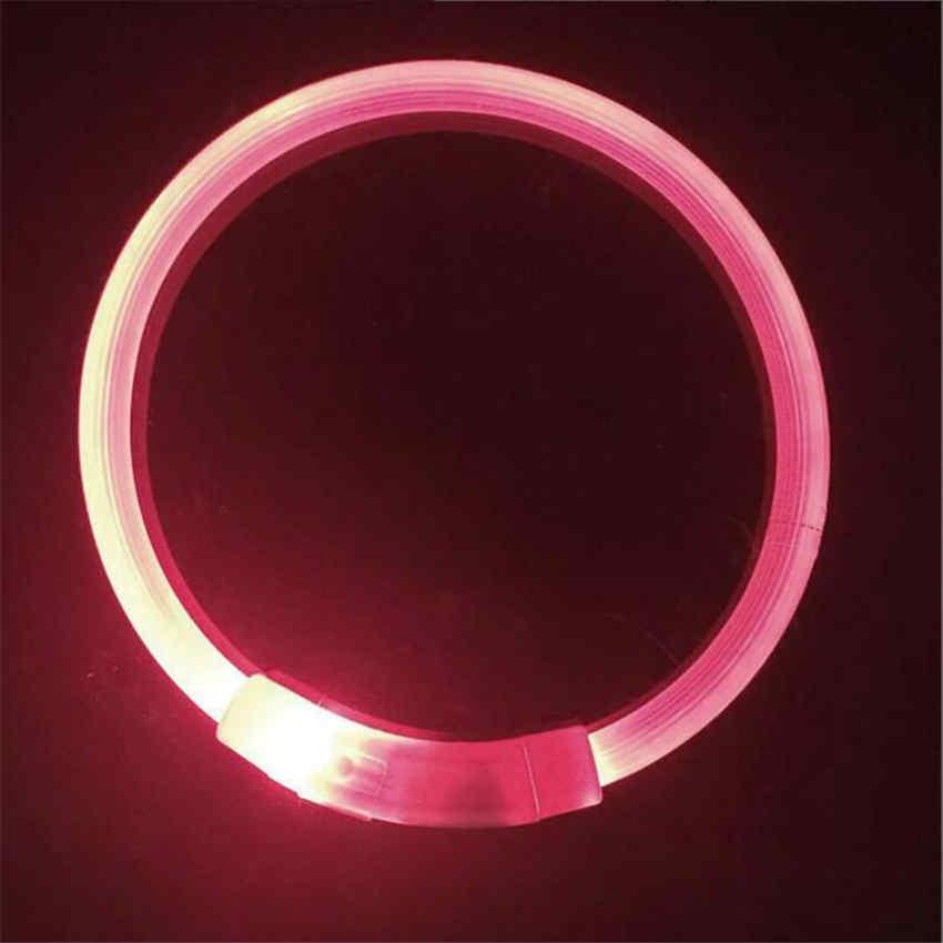Rechargeable LED Dog Collar Light USB Glowing Dog Collars Pet Flash Luminous Collars