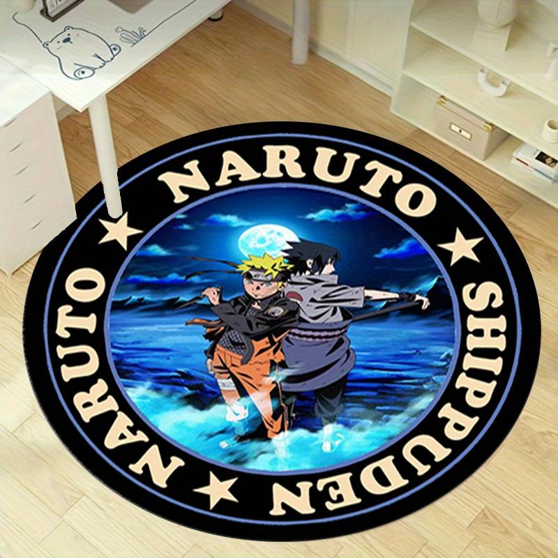 1pc Naruto Shippuden Anime Theme Circular Rug - Home Decor, Office Round Mat, Outdoor Carpet Gift for FansRC2768