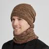 Winter cold weather gear neck warmer, mock toshi beanie hat set fashion