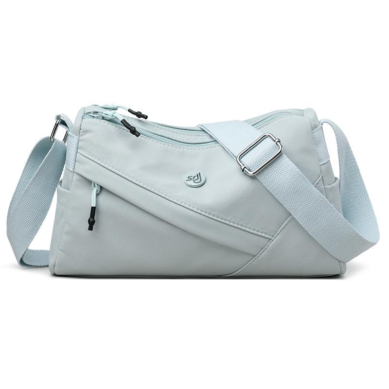Lightweight Large Capacity Women's Crossbody Bag Lightweight Water-Repellent Nylon Shoulder Bag