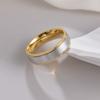 European and American New Jewelry 6mm Multi-color Threaded Titanium Steel Men's Ring