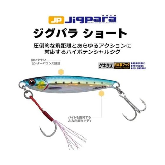 Major Craft Jig Para Short 20g JPS20 2TON Sardine Zebra