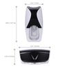 Automatic Toothpaste Dispenser Black Squeezer Kit For Bathroom Holds 5 Brushes No Waste Plastic Toothpaste Squeezer