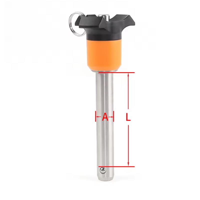 

Diameter 5/6/8/10/12/14/16mm Ball Lock Pin High Quality Safety Pin Stainless Steel Quick Release Pin Push Button Mechanism With Ring A5-L10mm синий