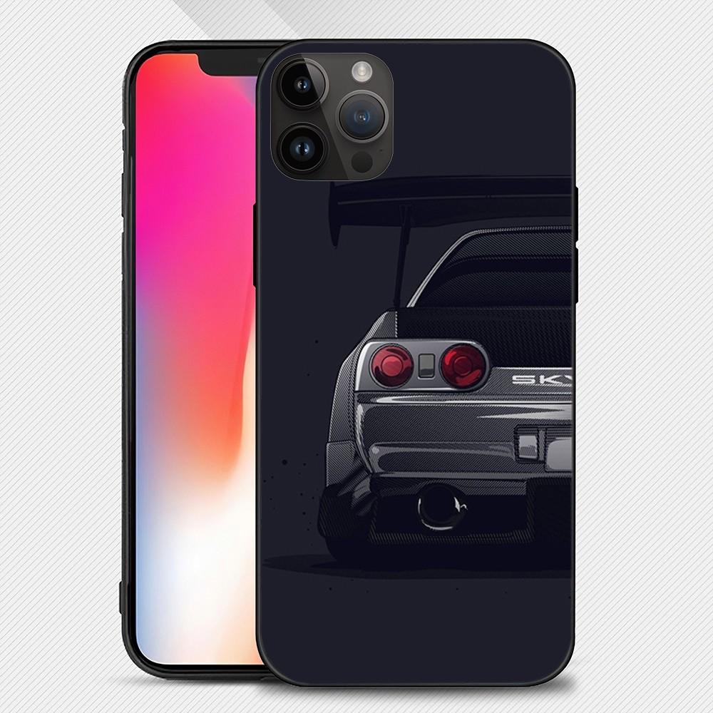 

Япония JDM спортивные автомобили комиксов чехол для телефона iphone15 14 13 12 11 Pro Max Mini X 7 8 мягкий чехол iPhone11