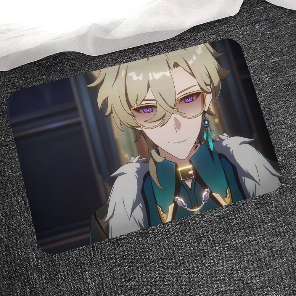 Game Character Aventurine Entrance Door Mat Nordic Style Home Doormat Bathroom-Toilet Mats Bedroom Hotel Decor Mat