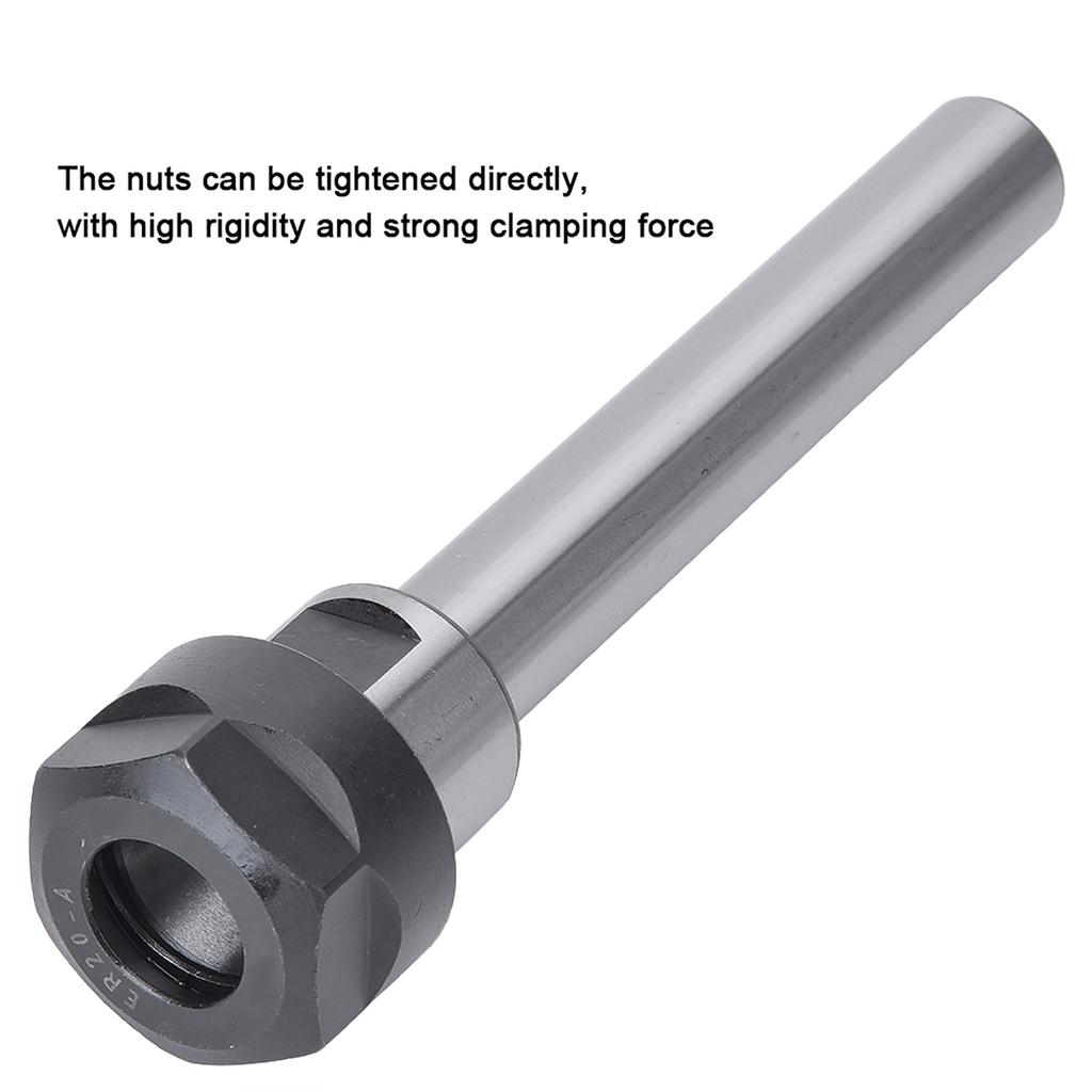 Collet Chuck Hold Milling Cutt Straight Extension Rod 20A-100L 100mm Length