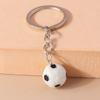 Cute Resin Simulated Sports Ball Keychain Football Rugby Key Ring Pendant for Women Girls Handbag Decor DIY Jewelry Gift 4
