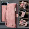 For Google Pixel 9 Pro XL Phone Cases CASEME 008 Leather Cover with Detachable Wallet and Strap