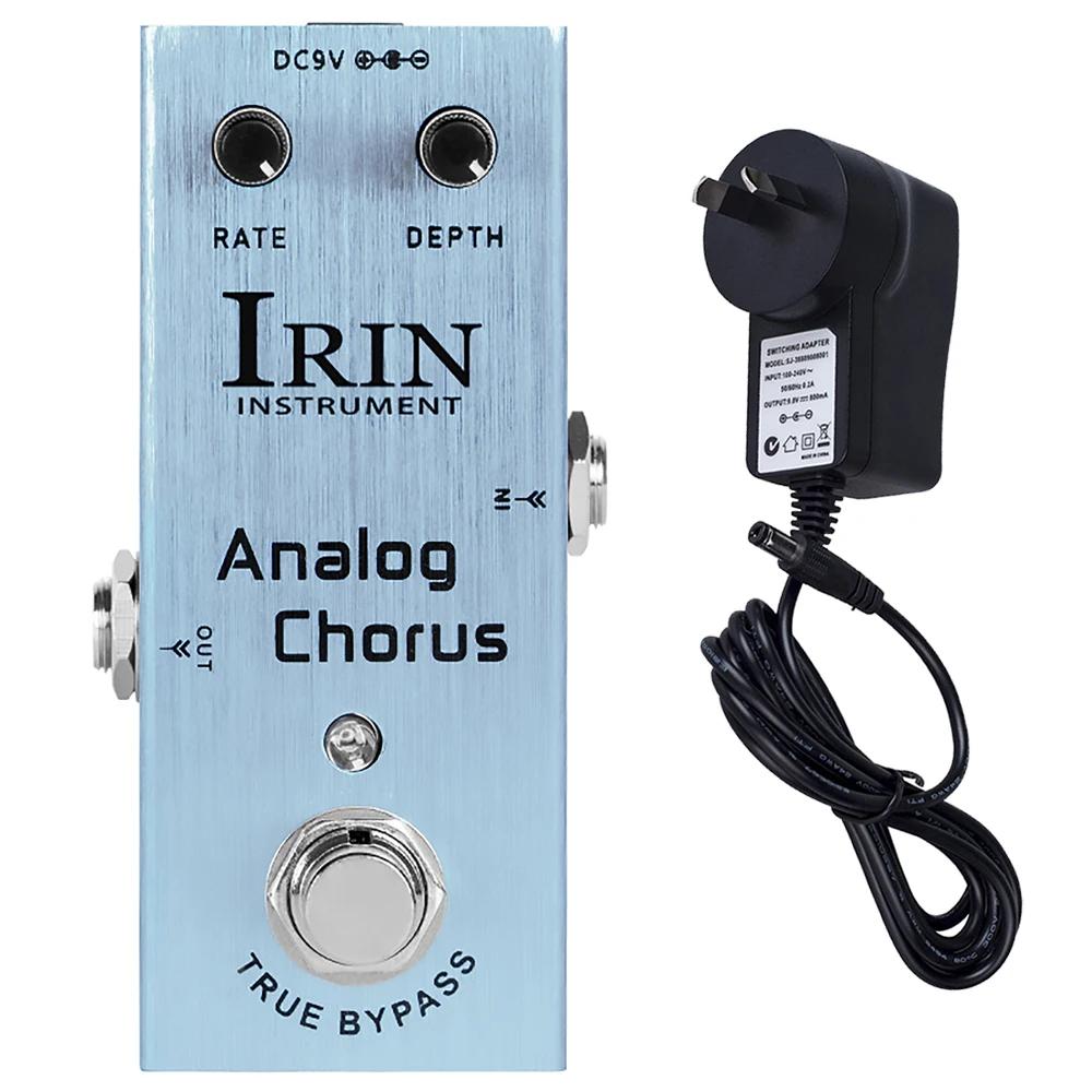 IRIN AN-08 ANALOG CHORUS Guitar Pedal for Circuit Chorus Tone Guitarra Effect Pedal True Bypass with Classic BBD Chip 9V Adapter