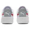 Puma Clyde All Pro Team Round Toe Lace-Up Shock Absorbing Non-Slip Wear-Resistant Low-Top Basketball Shoes Unisex Sneaker White Red 195509-04