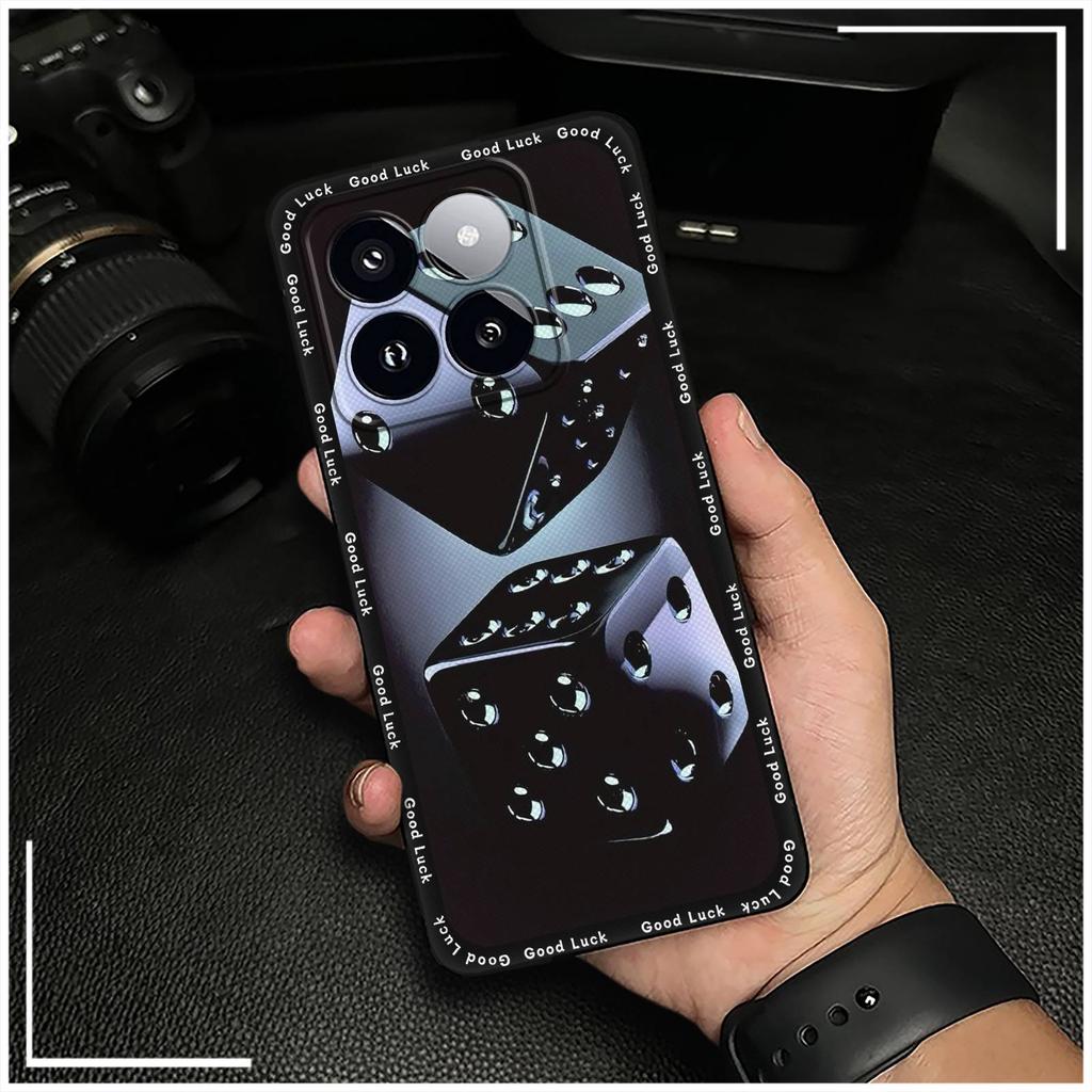 Silicone TPU Phone Case For Xiaomi 14T Pro Cartoon Protective Cute Anti-dust Shockproof Durable Soft Case Graffiti