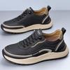 Men's Lightweight Breathable Dad Shoes - Soft Sole Casual Running Sneakers for Spring/Autumn 2025