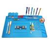 Magnetic Mat Silicone Repair Mat Circuit Board Soldering Pad Heat Resistant 932°F Anti-Static for ESD Iron Phone Repair