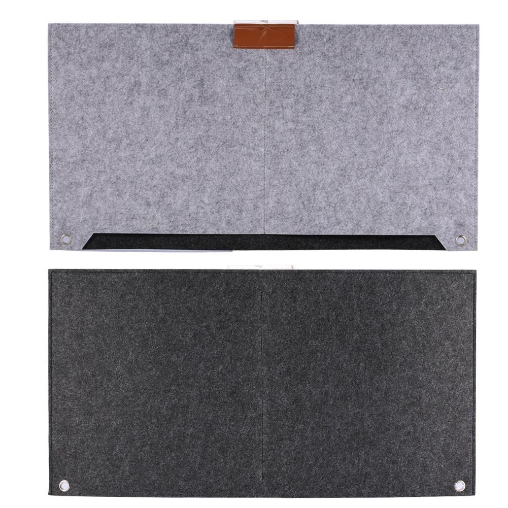 Felts Office Desk Laptop Mat Storage Organizer Table Pad New Light Gray