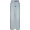 Jeans Feminino de Cintura Alta Wide-Leg
