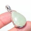 Natural Aquamarine Gemastone 925 Sterling Silver Jewelry Pendant 1.73" AP-14527