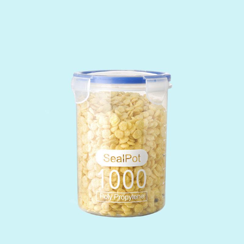 Cross-border Transparent Plastic Fresh-keeping Sealed Tank Food Storage Tank Kitchen Grain Storage Box Lidded Storage Tank
