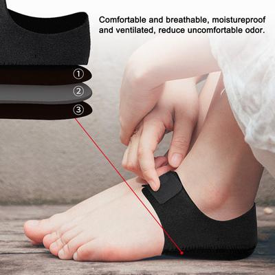 1 par de almofadas para calcanhar, protetores de fasceíte plantar, almofadas de silicone para calcanhar, inserções de calcanhar
