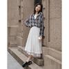 Demana Glazed Snow Lyocell Midi Skirt